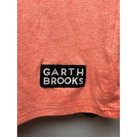 Garth Brooks World Tour Concert #7 Women's Size Medium T-Shirt Coral Gray - Picture 6 of 8